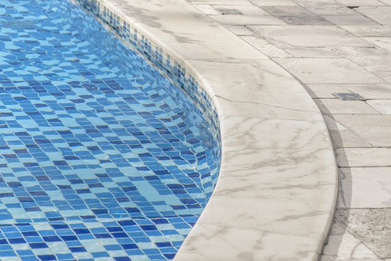 Pool Surround with Textured Finish